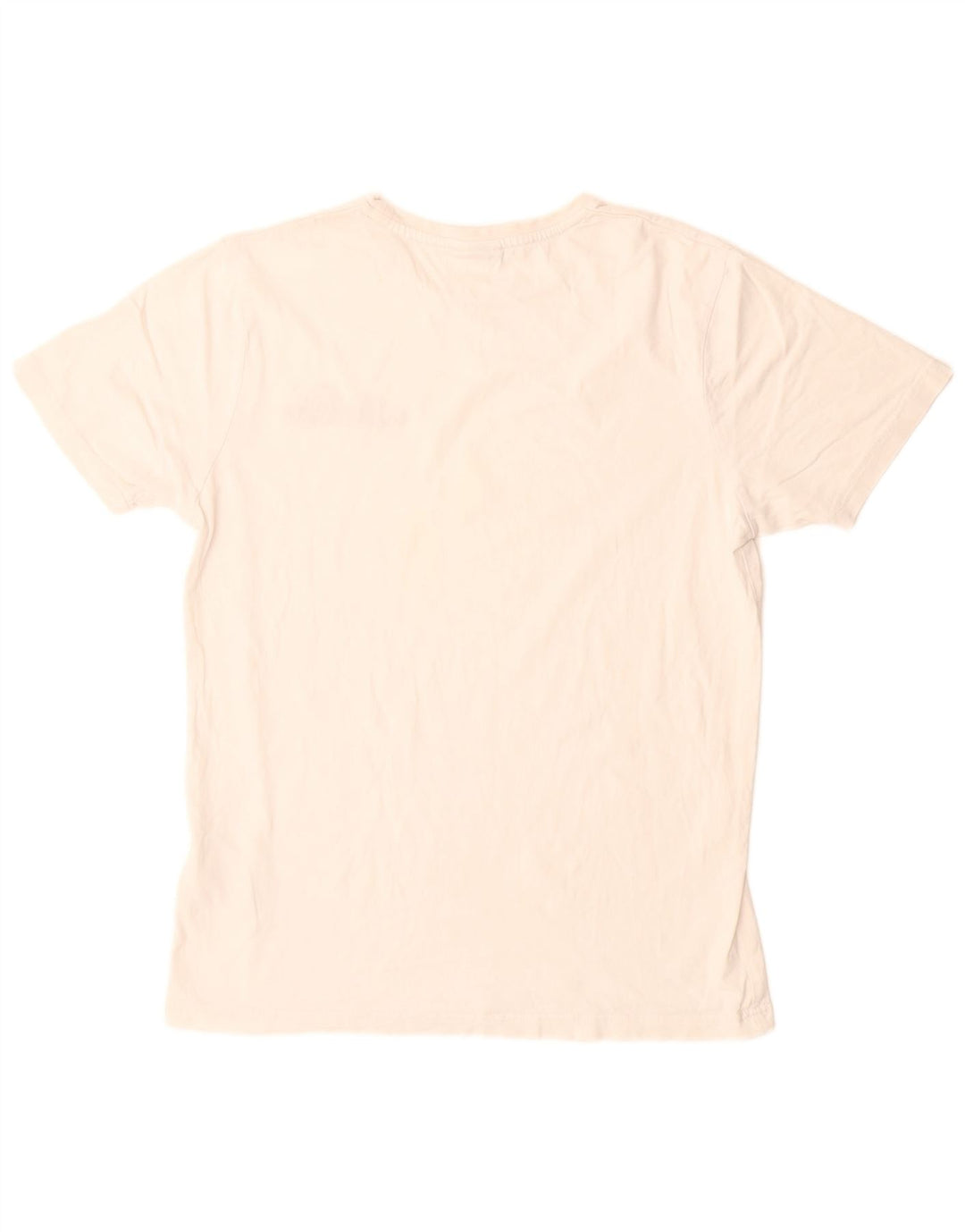 Ellesse Mens Graphic T-Shirt Top Large White Cotton