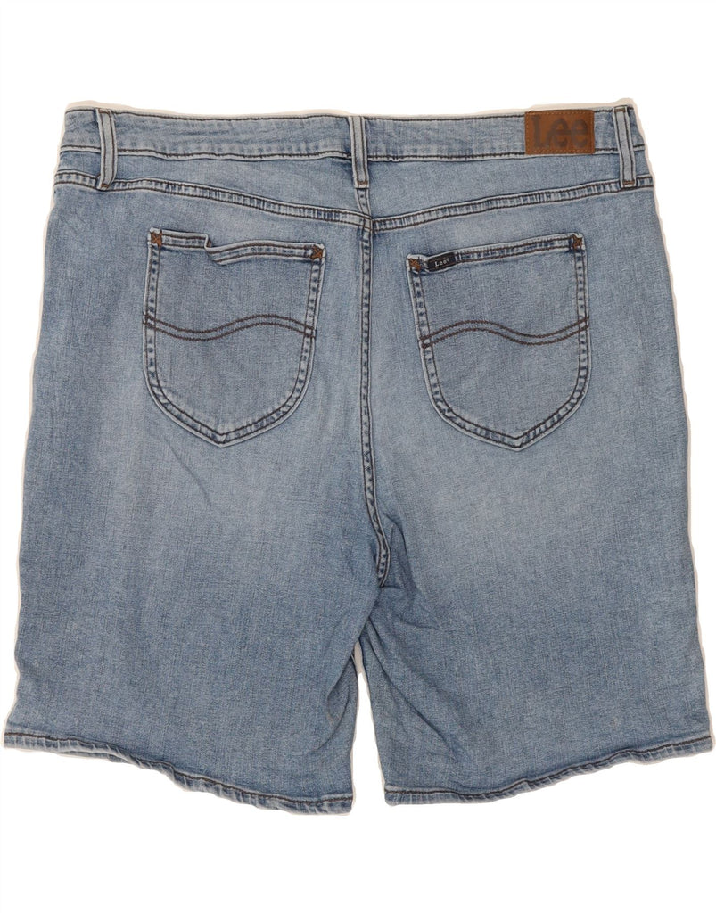 LEE Womens Regular Fit Bermuda Denim Shorts US 20 3XL W40  Blue Cotton Vintage Lee and Second-Hand Lee from Messina Hembry 
