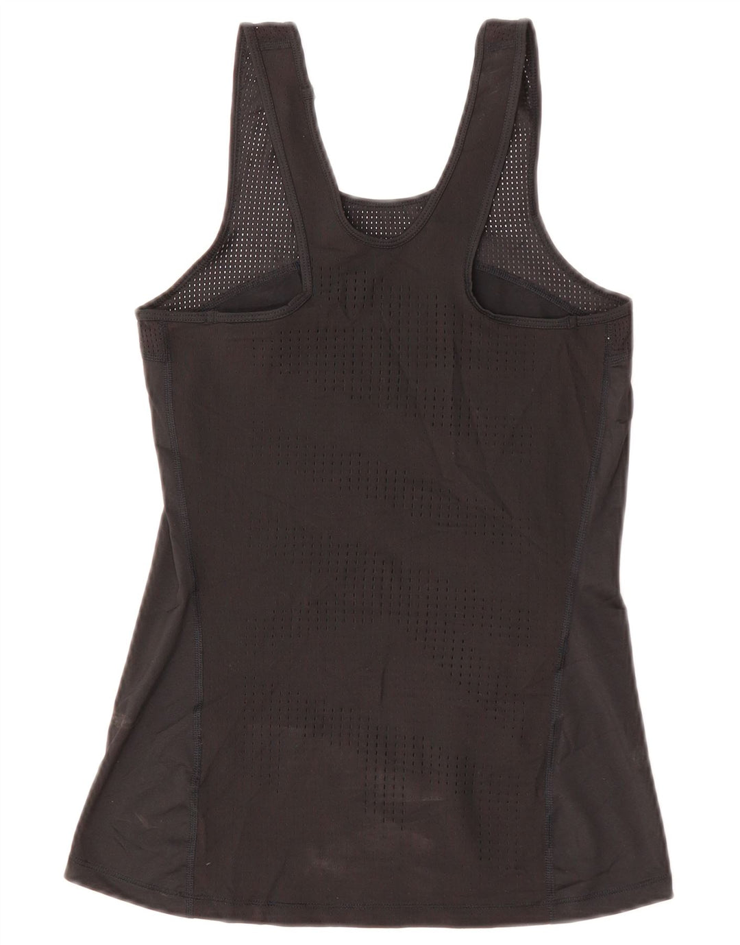 NIKE Womens Vest Top UK 8 Small Black Polyester