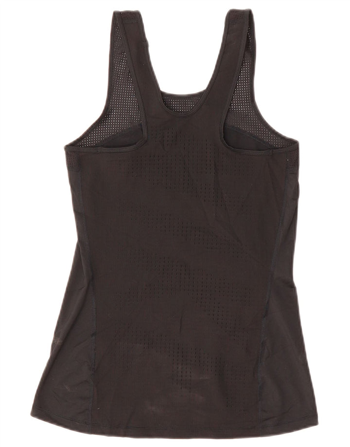 NIKE Womens Vest Top UK 8 Small Black Polyester