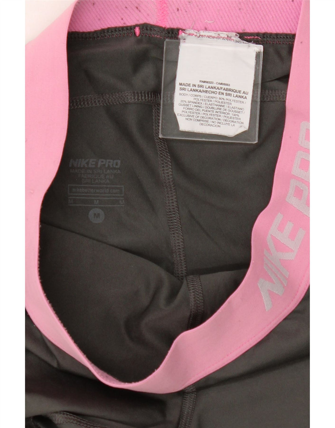 NIKE Womens Graphic Leggings UK 14 Medium  Grey Polyester Vintage Nike and Second-Hand Nike from Messina Hembry 