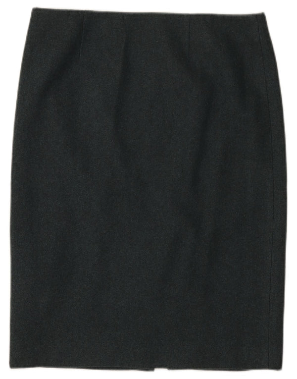Calvin Klein Womens Pencil Skirt US 8 Medium W32 Blue Flecked Wool