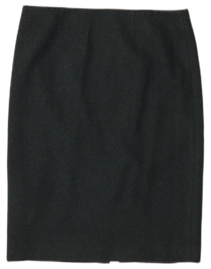Calvin Klein Womens Pencil Skirt US 8 Medium W32 Blue Flecked Wool