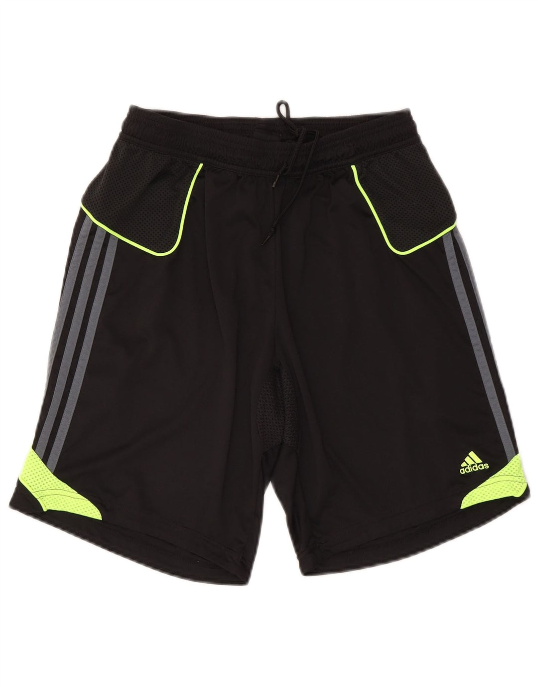 Adidas Mens Climacool Sport Shorts Large Black Colourblock Polyester
