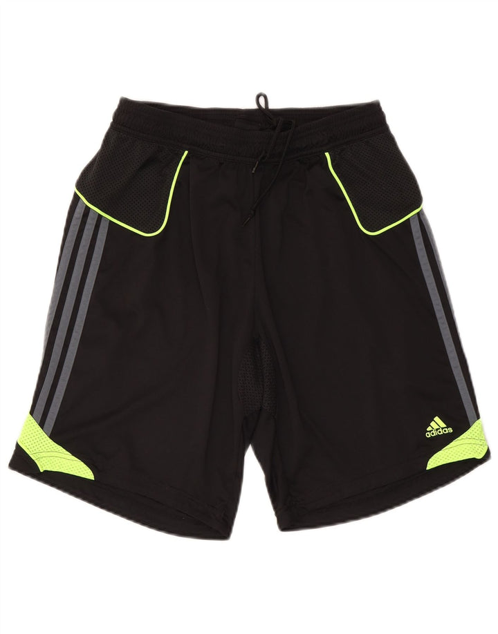 Adidas Mens Climacool Sport Shorts Large Black Colourblock Polyester