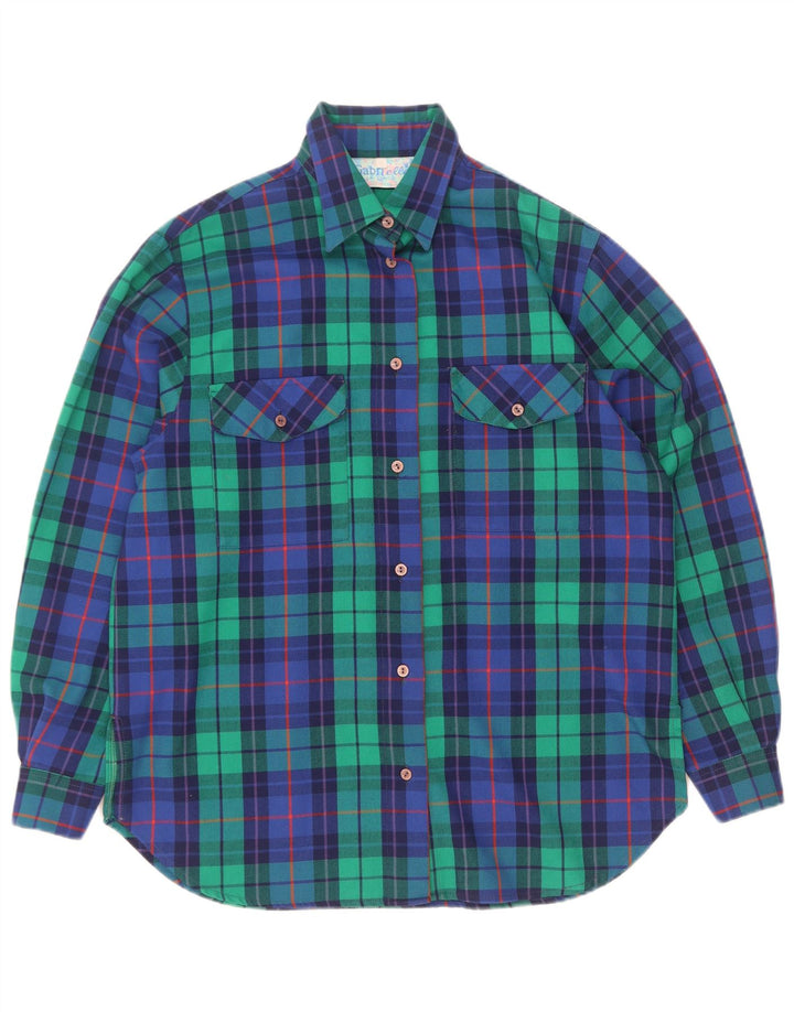Gabri elle La Camicia Womens Flannel Shirt UK 16 Large Multicoloured Check