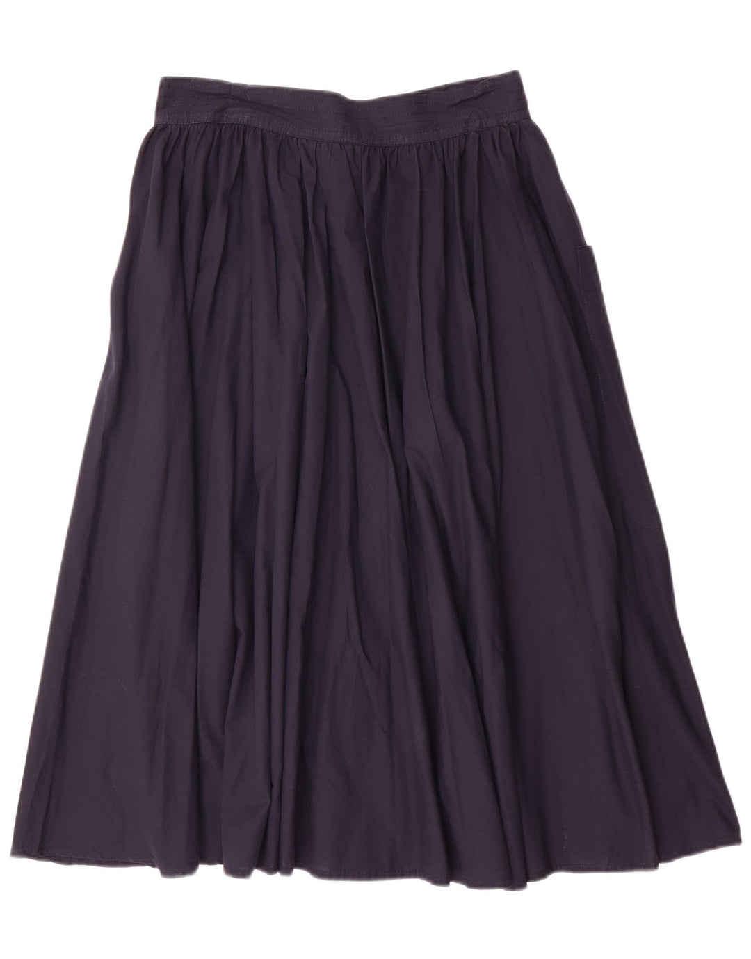 GENNY Womens Flared Skirt EU 38 Medium W28 Navy Blue