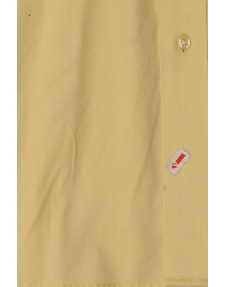 IZOD Mens Regular Fit Shirt Size 17 1/2 XL Yellow Cotton Vintage Izod and Second-Hand Izod from Messina Hembry 