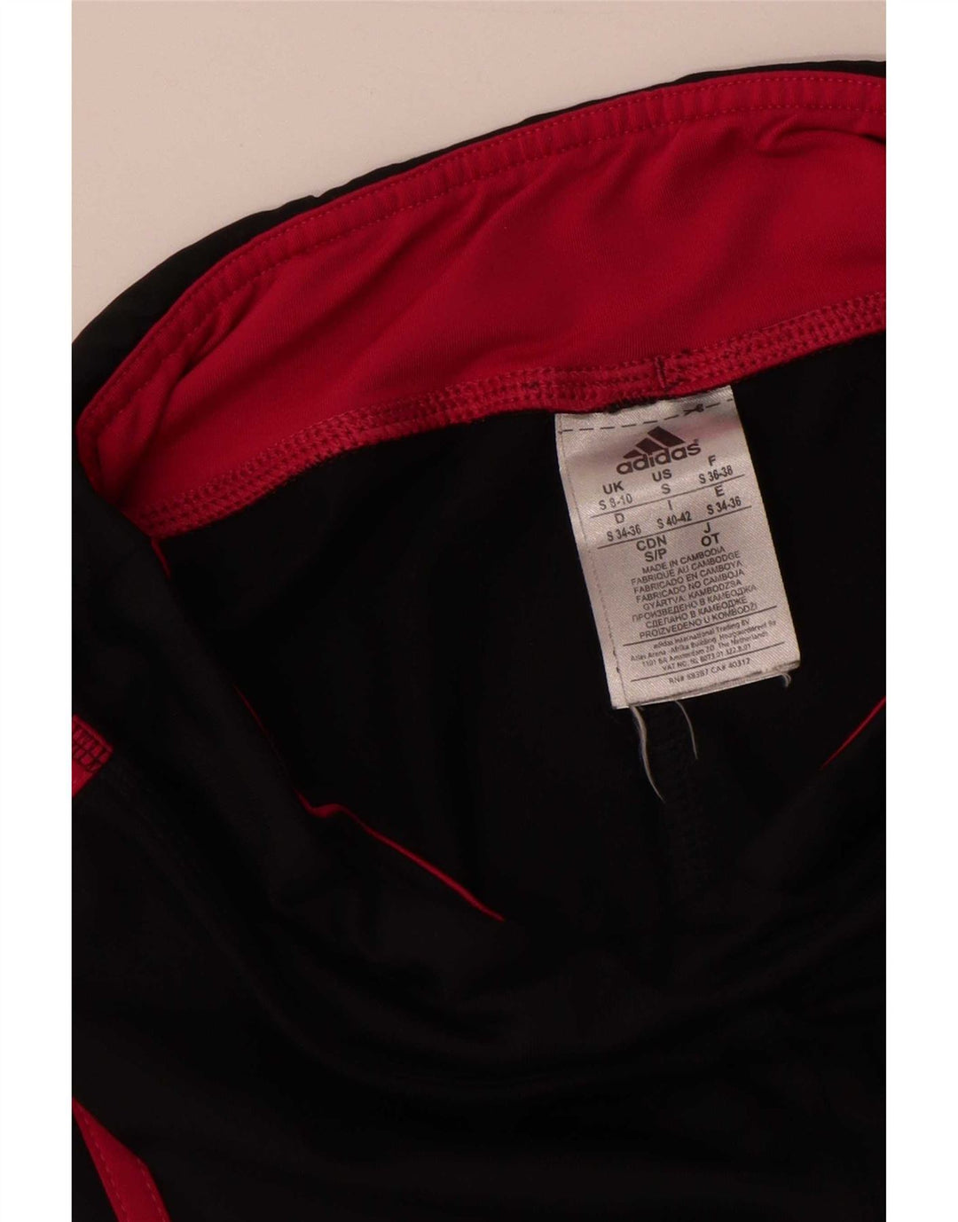 Adidas Womens Climalite Capri Leggings UK 8/10 Small Black Polyester