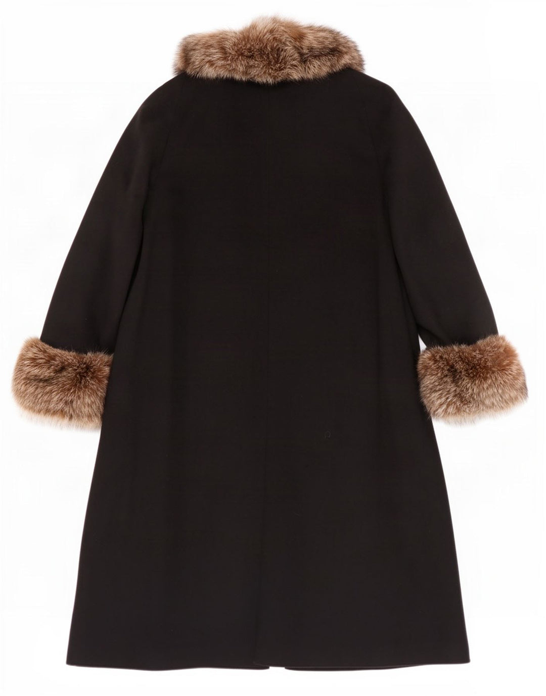 Steinbock Womens Oversized Overcoat UK 16 Large Black Virgin Wool