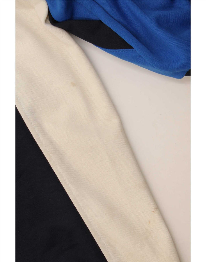 Diadora Mens Graphic Tracksuit Top Jacket Large Blue Colourblock Polyester