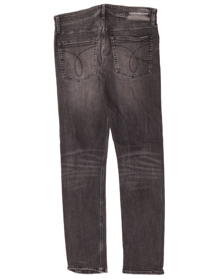 Calvin Klein Mens Slim Jeans W32 L32 Grey Cotton