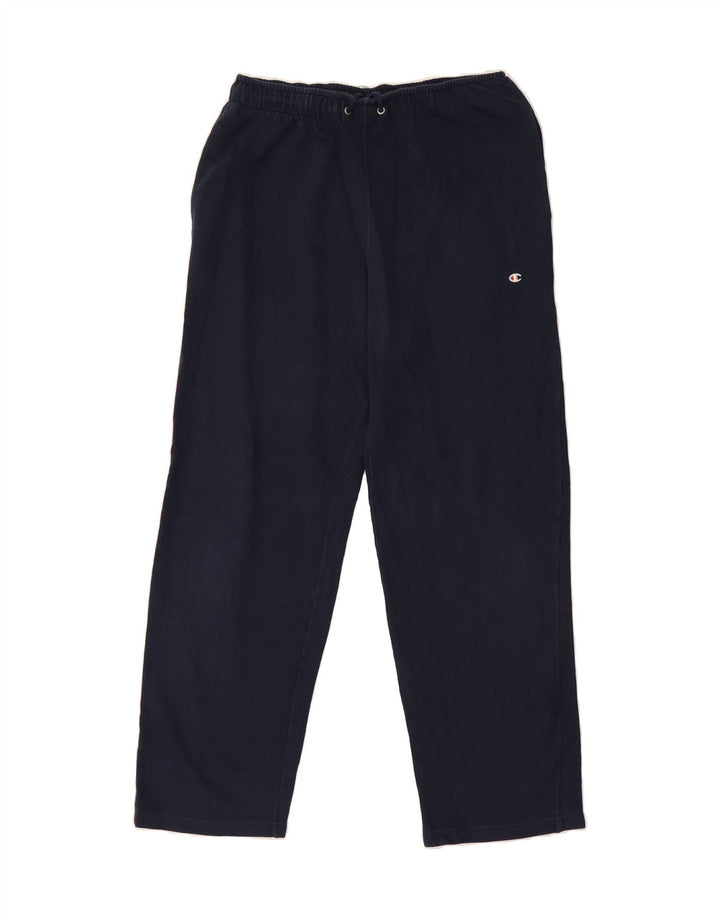 CHAMPION Womens Tracksuit Trousers Large  Navy Blue Cotton Vintage Champion and Second-Hand Champion from Messina Hembry 