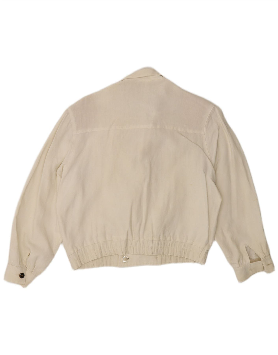 Vintage Womens Double Breasted Blazer Jacket EU 38 Medium Off White