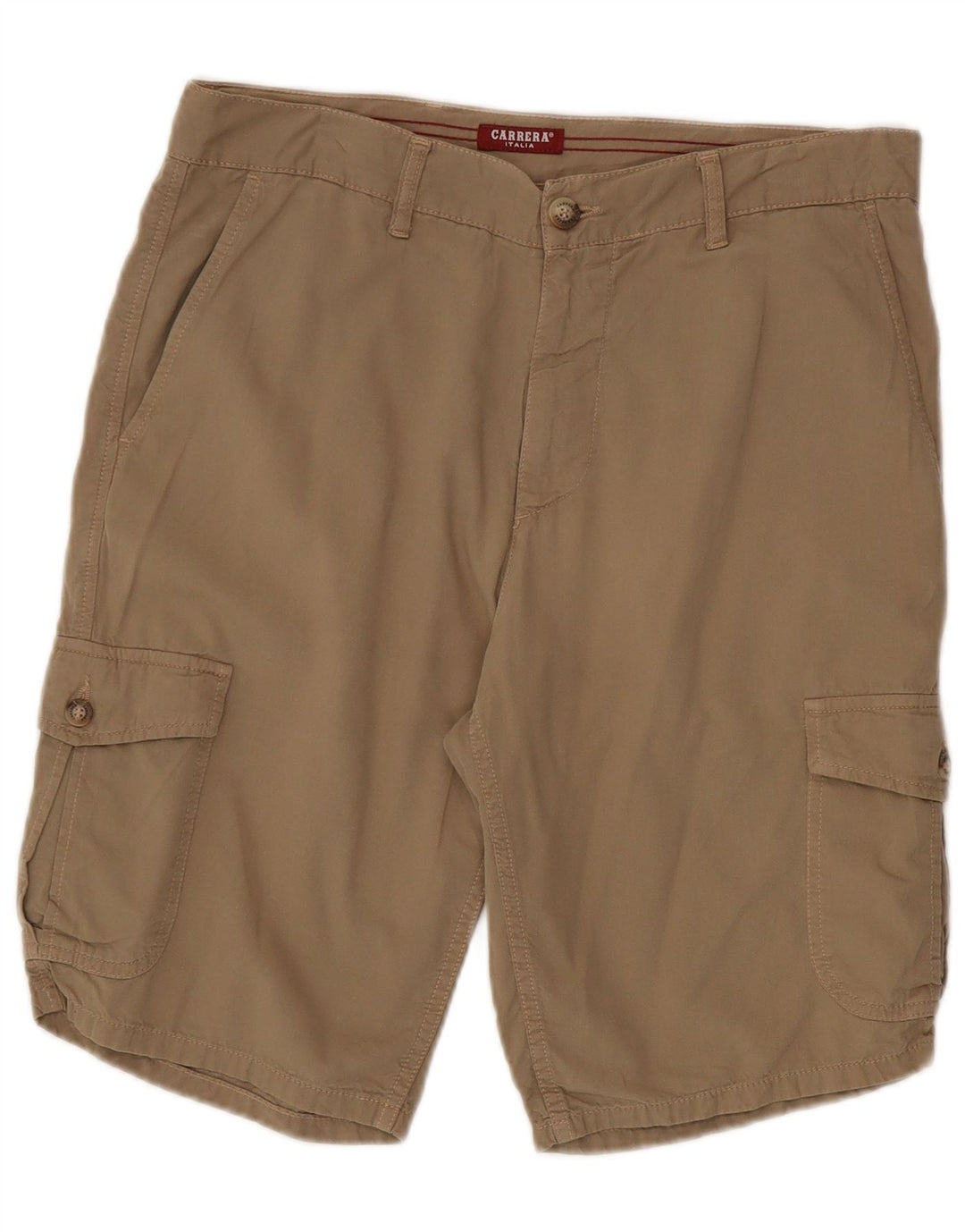 Carrera Mens Cargo Shorts W32 Medium  Brown