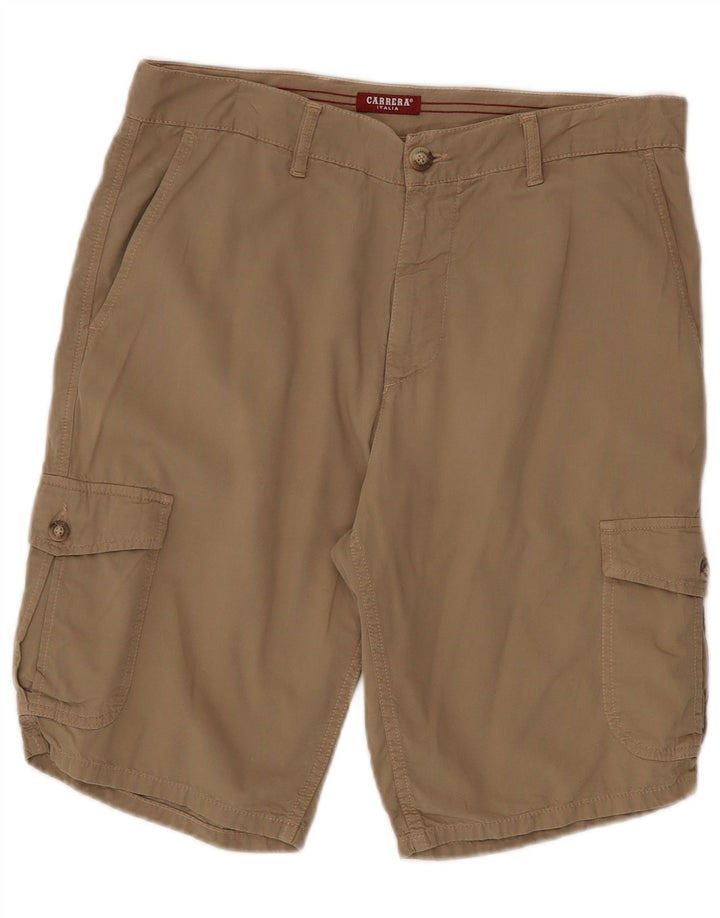 Carrera Mens Cargo Shorts W32 Medium  Brown