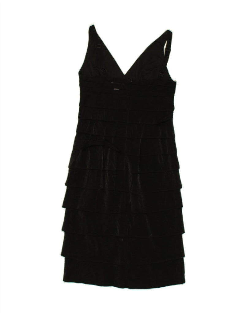 VINTAGE Womens Sleeveless Charleston Dress UK 10 Small Black Vintage Vintage and Second-Hand Vintage from Messina Hembry 