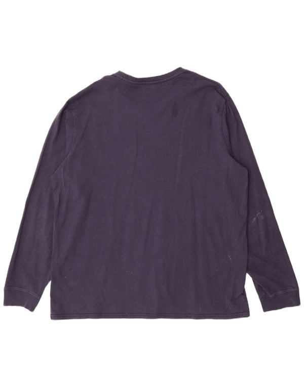 Levi's Mens Standard Fit Top Long Sleeve XL Navy Blue Cotton