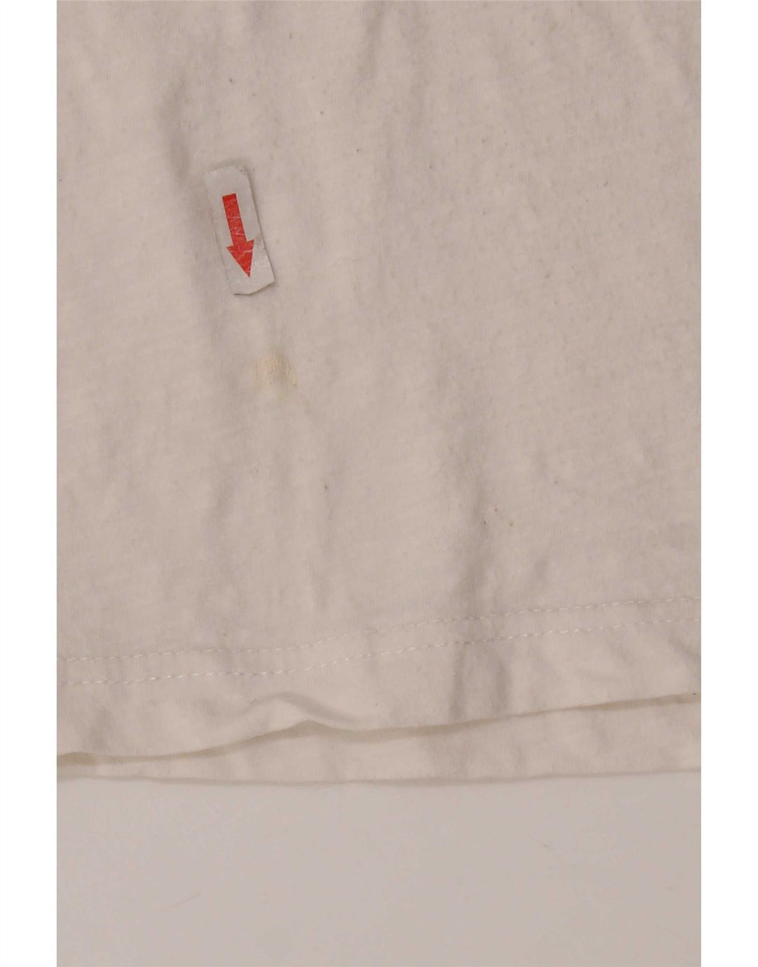 Tommy Hilfiger Mens Graphic T-Shirt Top Medium White Cotton