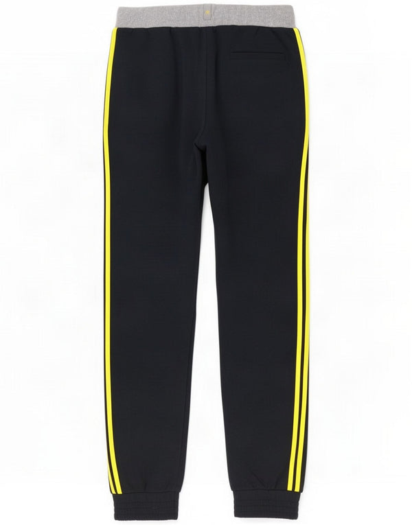 Adidas Mens Tracksuit Trousers Joggers UK 44/46 Large Black Colourblock