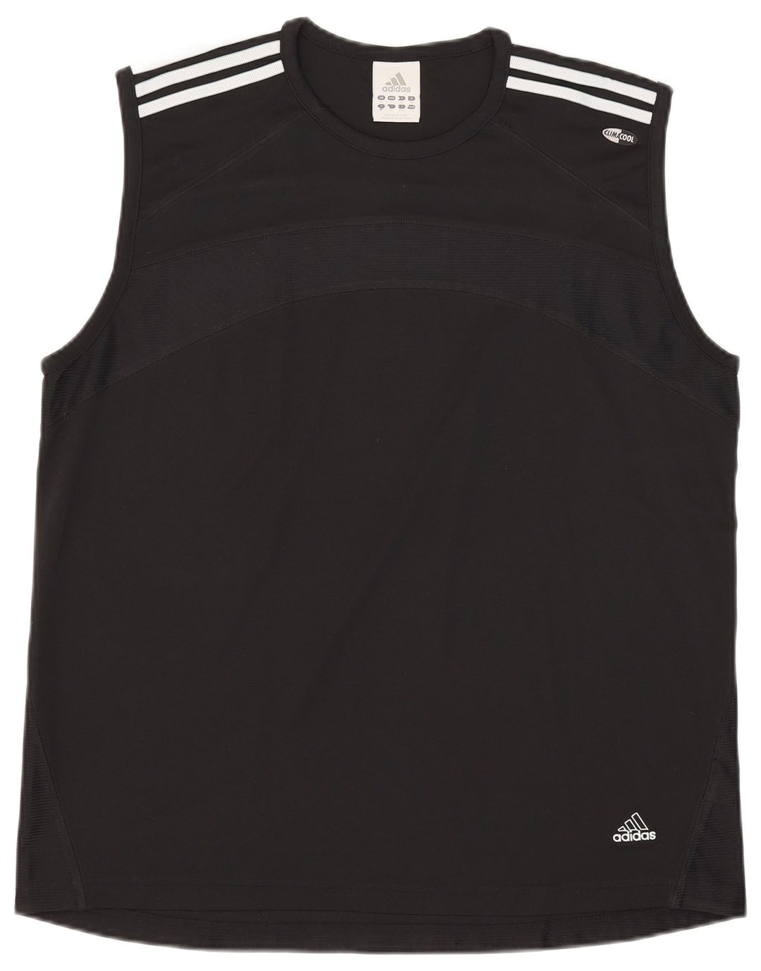 Adidas Mens Climacool Vest Top XL Black Polyester