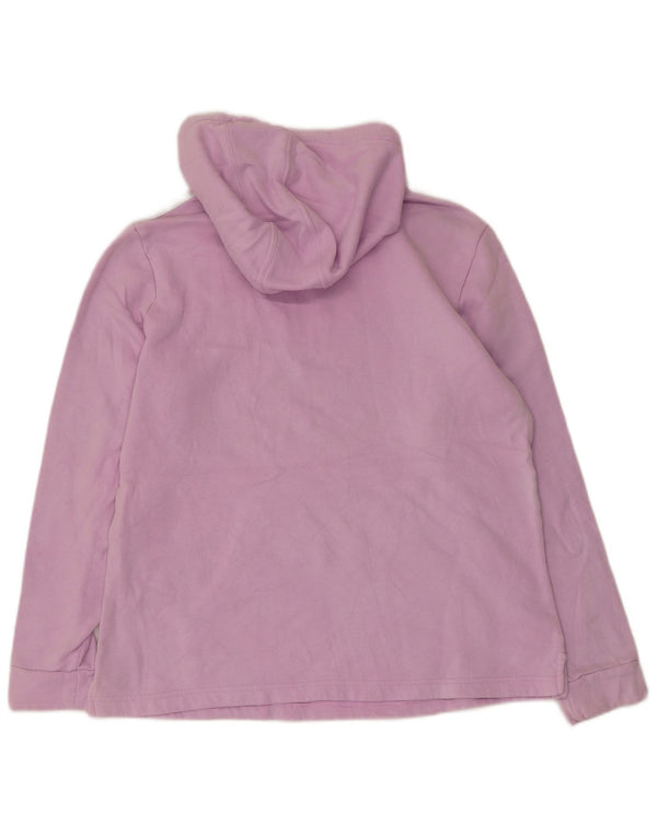 Adidas Womens Hoodie Jumper UK 16/18 Large Purple Cotton