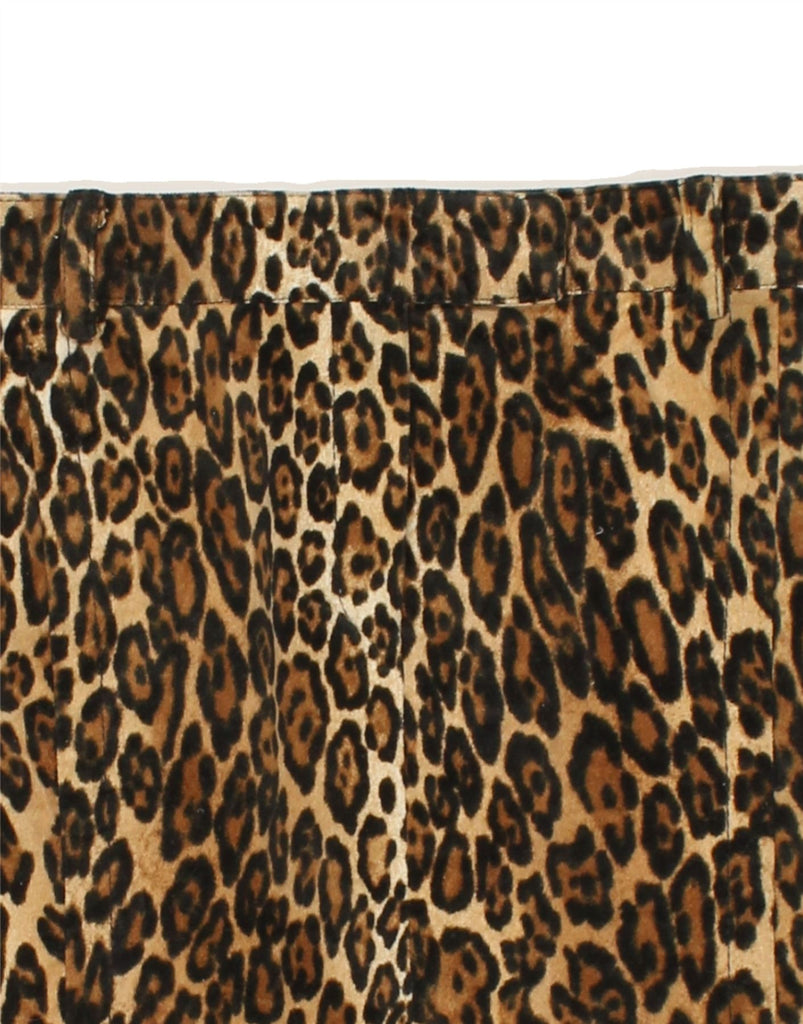 ATOS LOMBARDINI Womens Straight Skirt IT 46 Large W32 Brown Animal Print Vintage Atos Lombardini and Second-Hand Atos Lombardini from Messina Hembry 