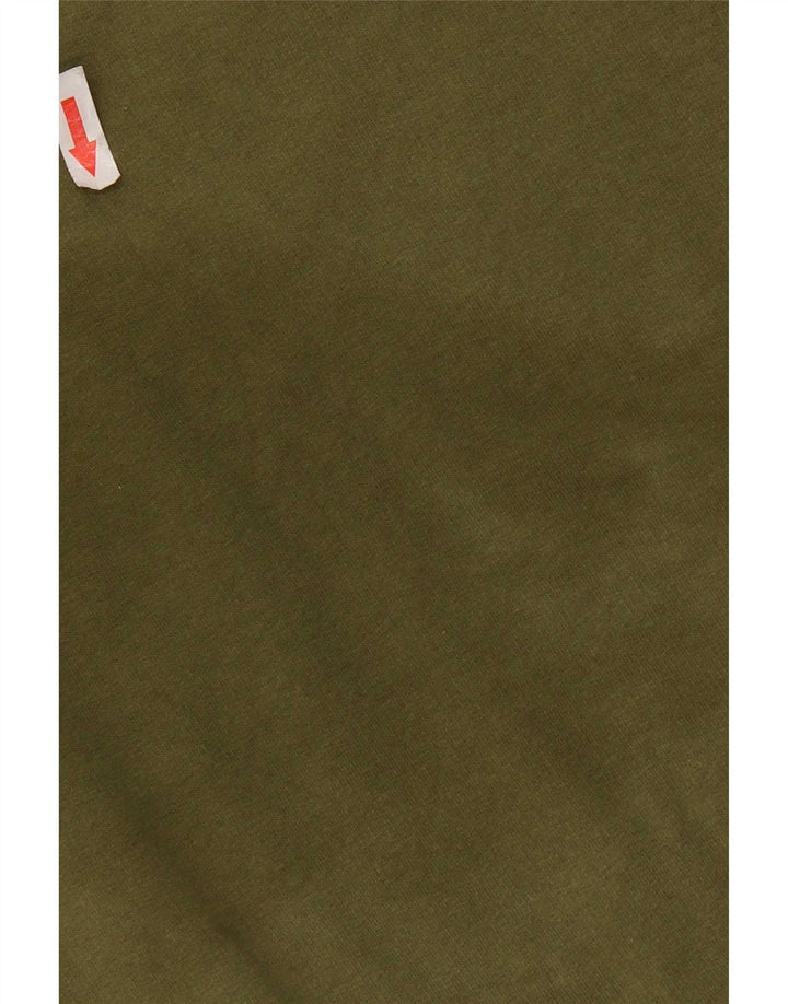 Kappa Boys Graphic Sweatshirt Jumper 15-16 Years Khaki Cotton