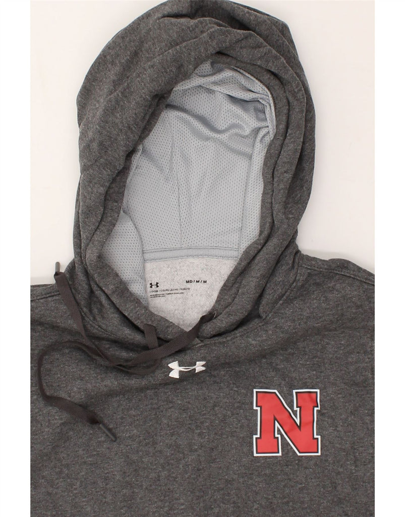 UNDER ARMOUR Mens Hoodie Jumper Medium Grey Flecked | Vintage Under Armour | Thrift | Second-Hand Under Armour | Used Clothing | Messina Hembry 