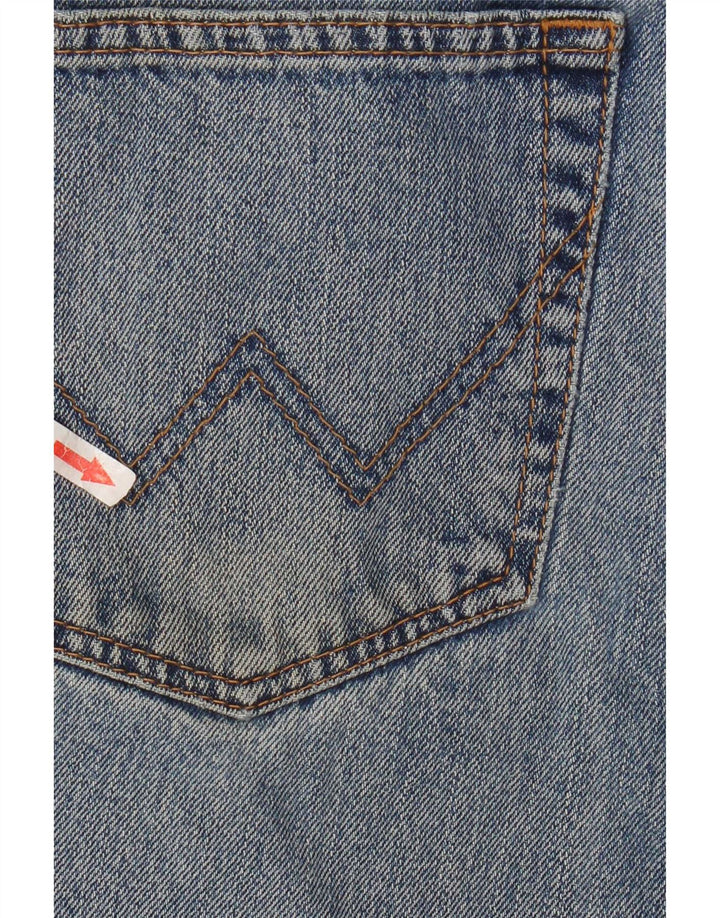 Wrangler Mens Texas Straight Jeans W36 L30 Blue Cotton