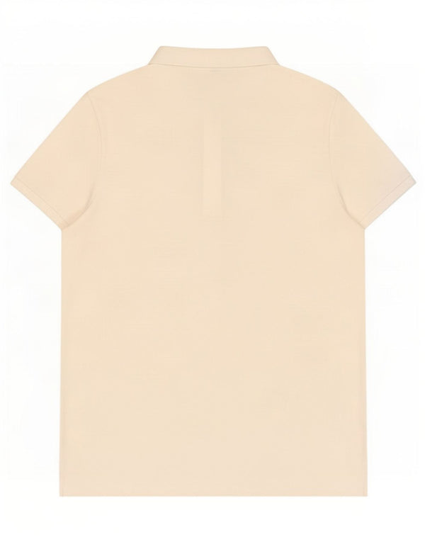 Benetton Womens Polo Shirt UK 14 Large White Cotton