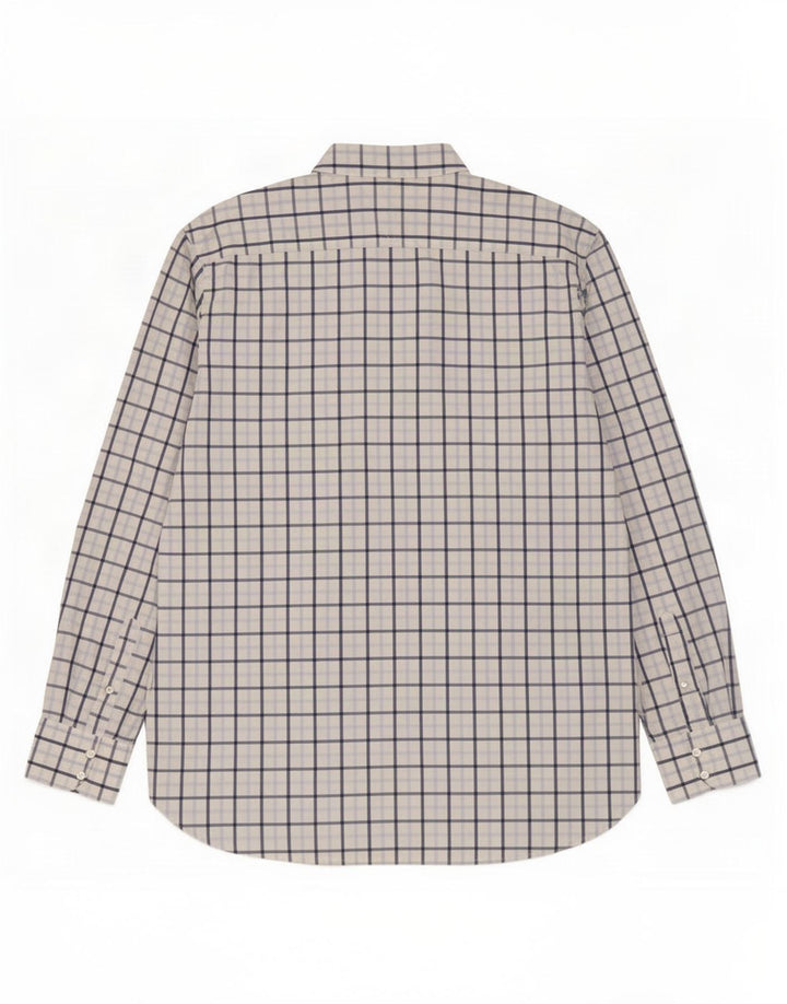 Tommy Hilfiger Mens Shirt XL White Check Cotton