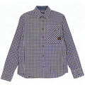 G-Star Mens Shirt Medium Blue Gingham Cotton