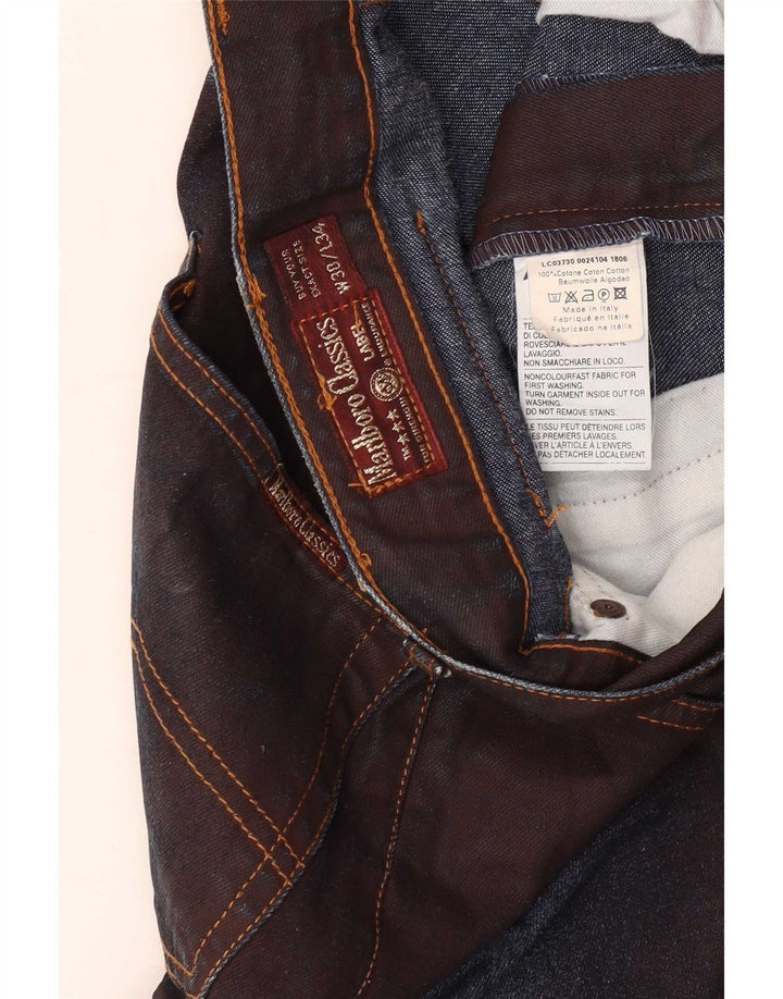 Marlboro Classics Mens Bootcut Jeans W30 L29 Brown Colourblock Cotton