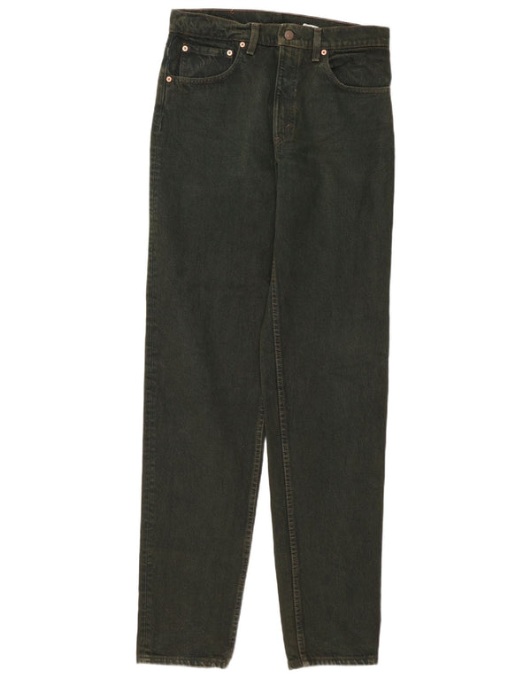 Levi's Mens 550 Relaxed Fit Tapered Jeans W32 L36 Green Cotton