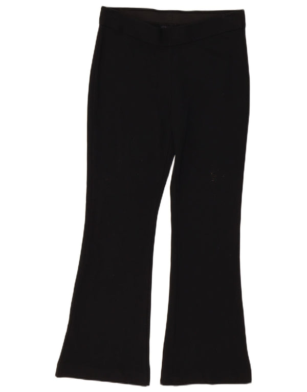 Marks & Spencer Womens Flare Trousers W30 L27 Black