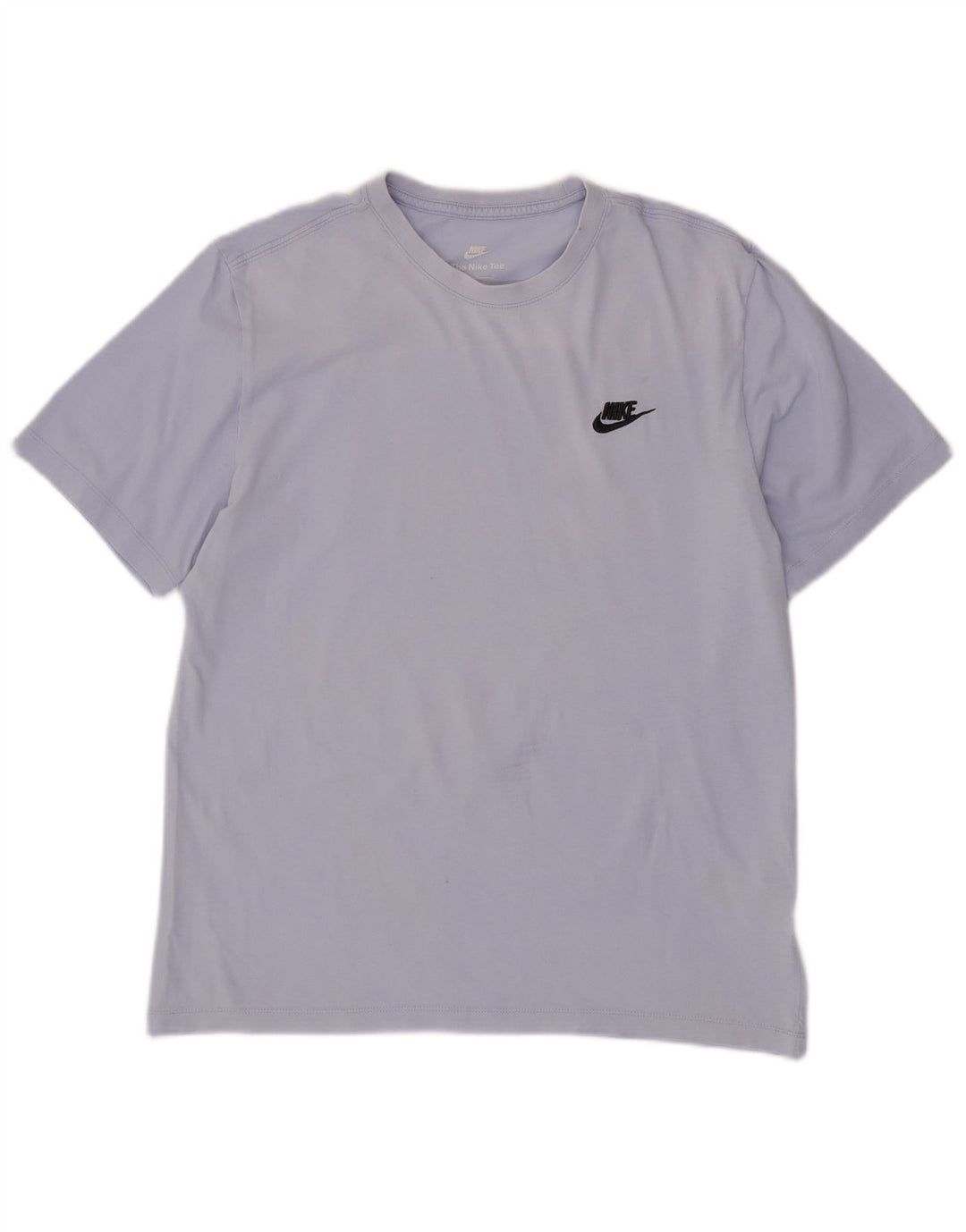 NIKE Mens T-Shirt Top Medium Blue Cotton