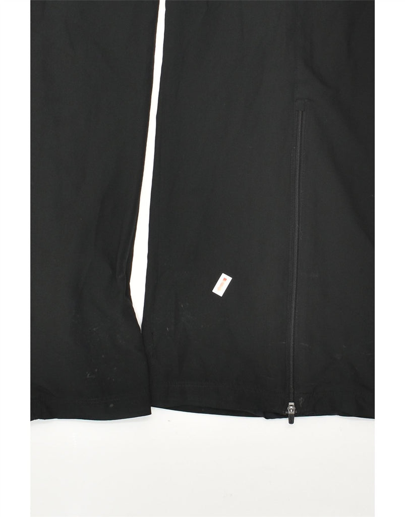 NIKE Womens Tracksuit Trousers UK 12 Medium Black Polyester | Vintage Nike | Thrift | Second-Hand Nike | Used Clothing | Messina Hembry 