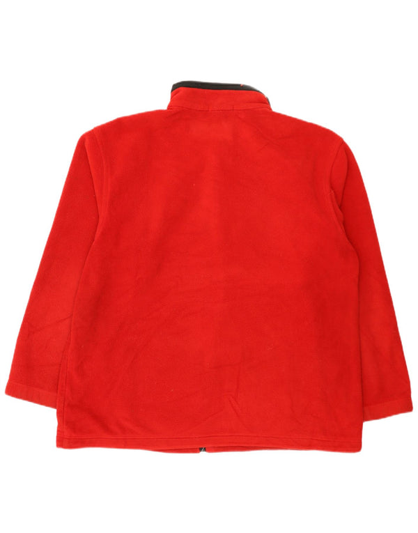 Marks & Spencer Mens St. Michael Fleece Jacket UK 16 Large Red Polyester