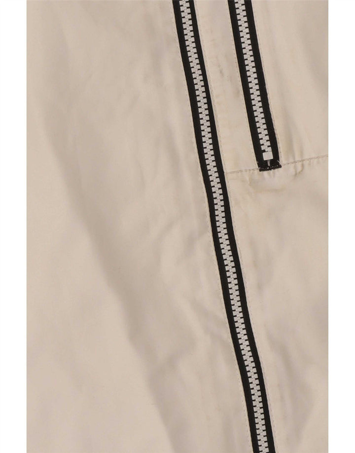 Helly Hansen Womens Hooded Raincoat UK 16 Large White Polyester