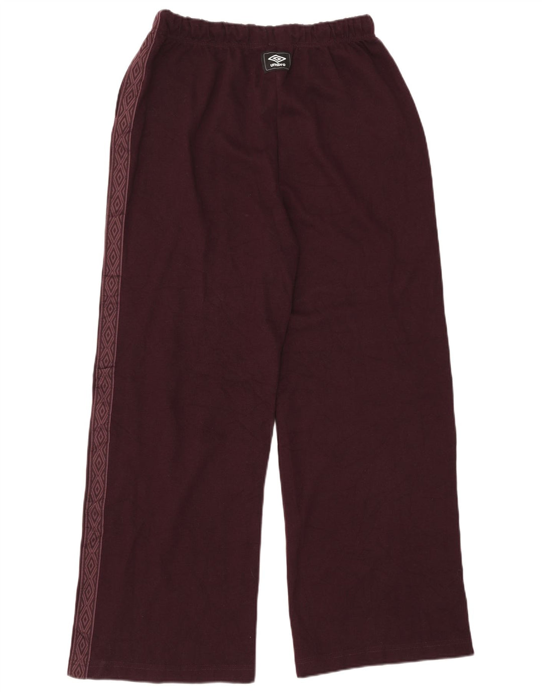 Umbro Womens Graphic Tracksuit Trousers UK 14 Large  Burgundy Polyester