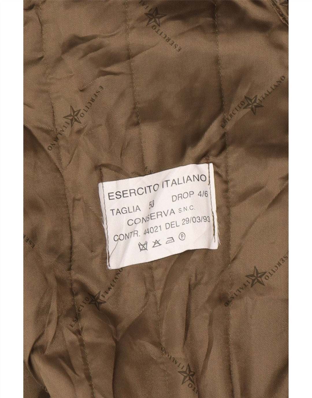 Vintage Mens Trench Coat IT 50 Large Khaki