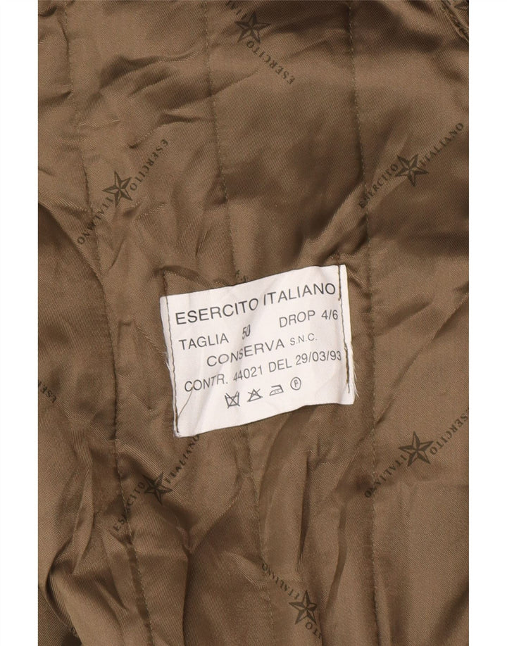 Vintage Mens Trench Coat IT 50 Large Khaki