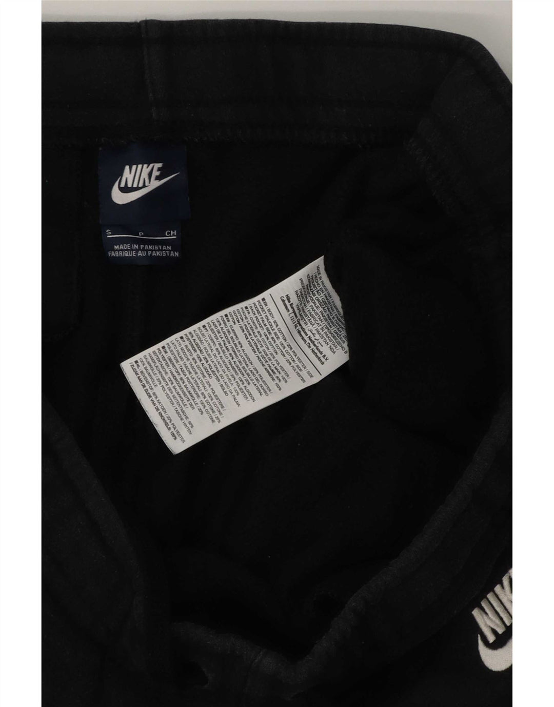 Nike Mens Tracksuit Trousers Small Black Cotton