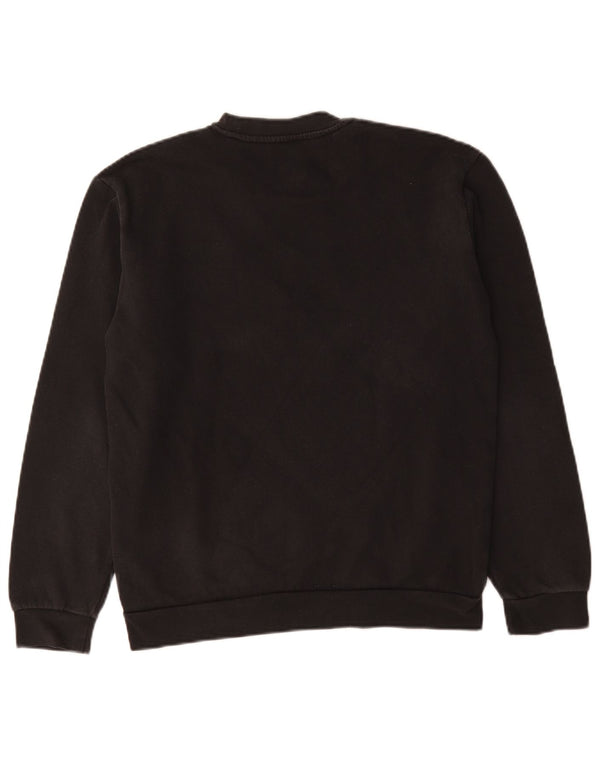 Adidas Mens Sweatshirt Jumper Small Black Cotton
