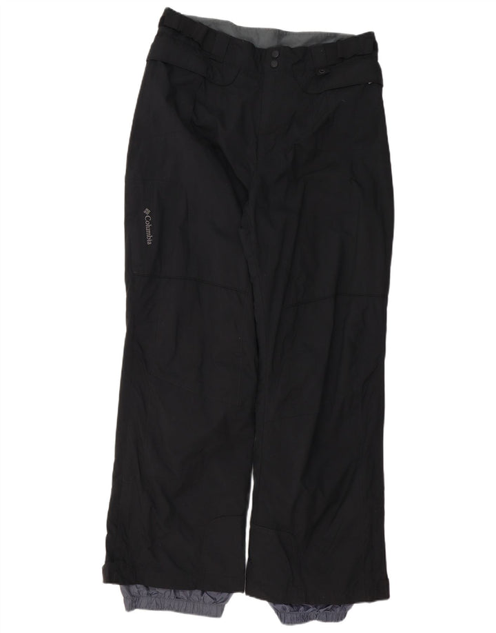 COLUMBIA Mens Ski Trousers Medium  Black Polyester