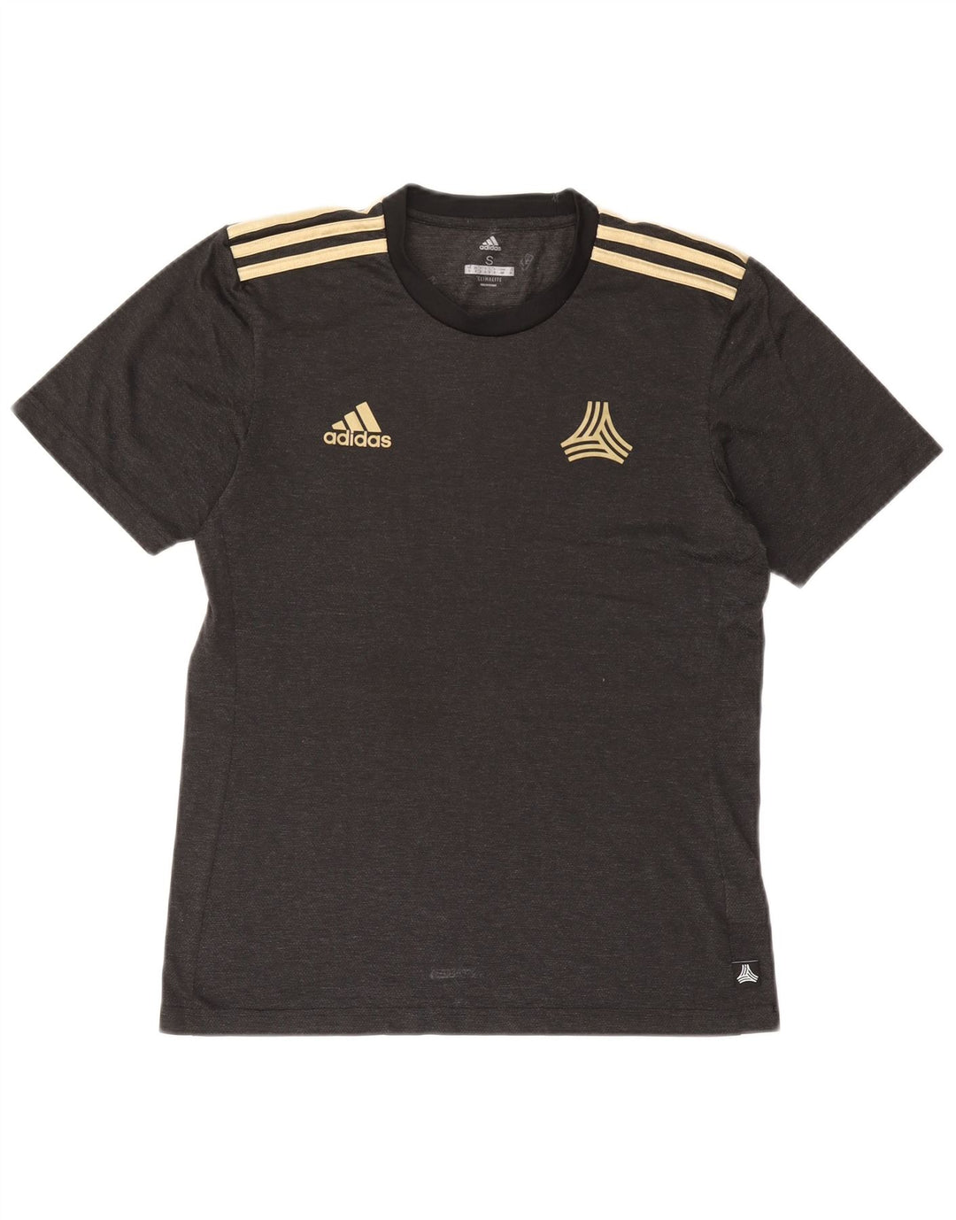 ADIDAS Mens Climalite T-Shirt Top Small Grey Polyester