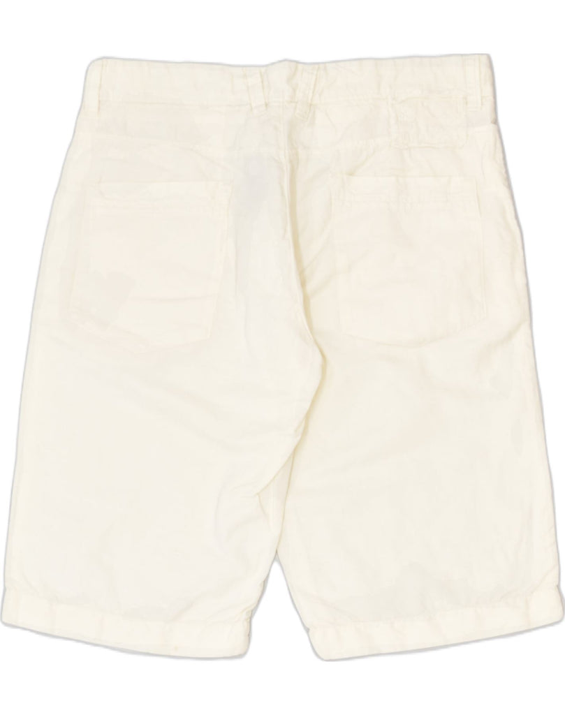 GAS Womens Casual Shorts W36 XL Off White Cotton | Vintage | Thrift | Second-Hand | Used Clothing | Messina Hembry 