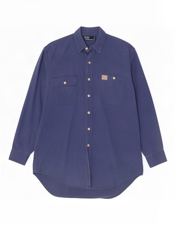 Polo Ralph Lauren Mens Shirt Medium Blue