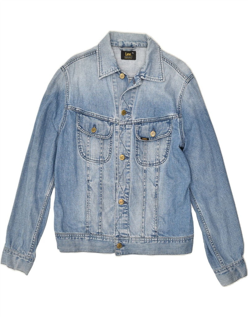 LEE Boys Denim Jacket 14-15 Years XL Blue Cotton | Vintage Lee | Thrift | Second-Hand Lee | Used Clothing | Messina Hembry 